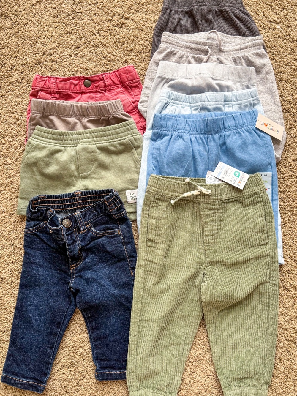 Baby Boys Pants Bundle (6-12M mixed sizing)